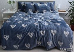 Комплект постільної білизни сімейний наволочки 50*70см велсофт (мікрофібра) ALM1902