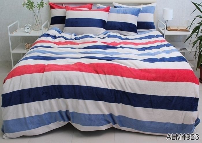 Комплект постільної білизни сімейний наволочки 50*70см велсофт (мікрофібра) ALM1923