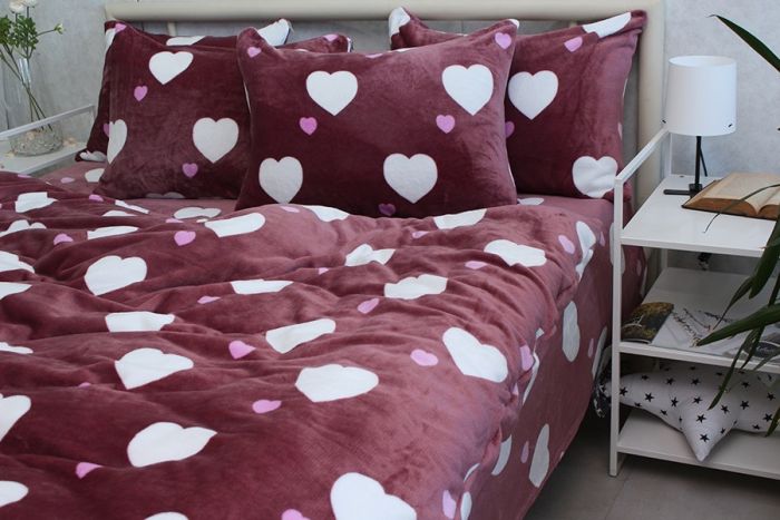 Комплект постільної білизни сімейний наволочки 50*70см велсофт (мікрофібра) VL-ST08