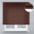 Римська штора Велюр з ажуром шоколадний