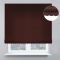Римська штора Рогожка дімаут з ажуром шоколадний