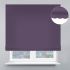 Римська штора Блекаут Перфект з ланцюжковим карнизом з ажуром бузковий