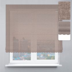 Римська штора Тюль з ажуром лате