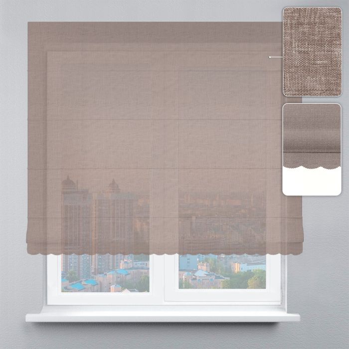 Римська штора Тюль з ажуром лате