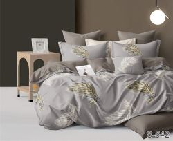 Комплект постільної білизни двоспальний наволочки 50*70см Сатин S542