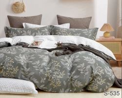 Комплект постільної білизни євро наволочки 70*70см Сатин S535