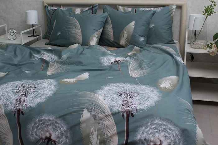 Комплект постільної білизни євро наволочки 50*70см Сатин S537