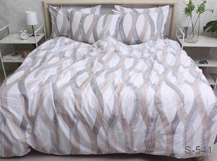 Комплект постільної білизни євро наволочки 70*70см Сатин S541