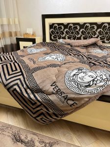 Ковдра-покривало фліс + вовна DR-01