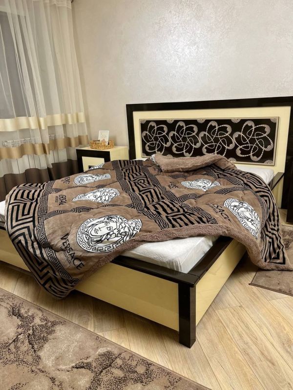 Ковдра-покривало фліс + вовна DR-01