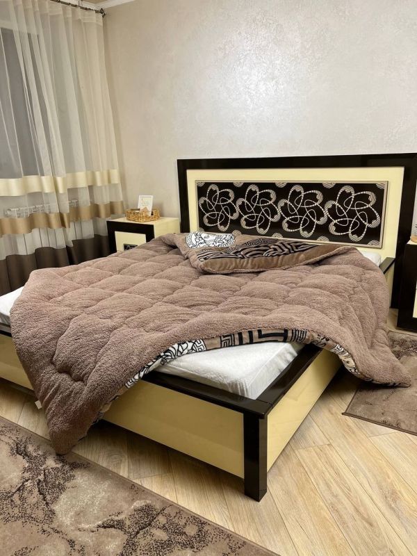 Ковдра-покривало фліс + вовна DR-01