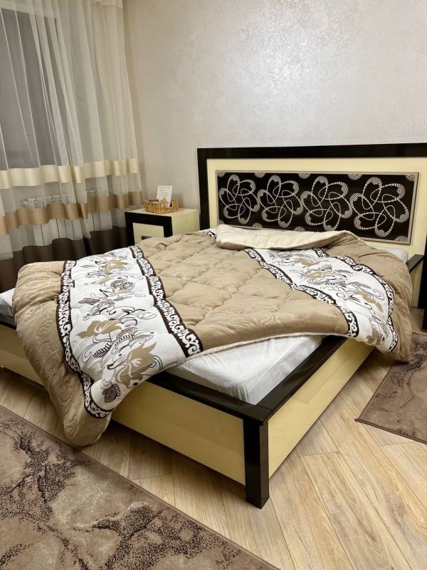 Ковдра-покривало фліс + вовна DR-02