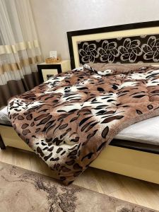 Ковдра-покривало фліс + вовна DR-04