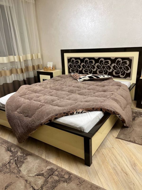 Ковдра-покривало фліс + вовна DR-04