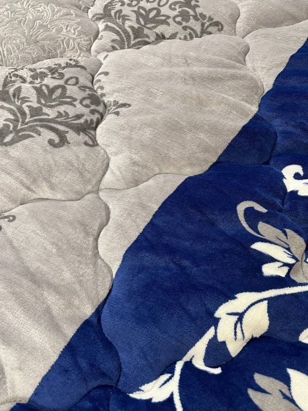 Ковдра-покривало фліс + вовна DR-07