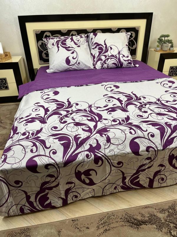 Комплект постільної білизни двоспальний Премиум 100-01 Бязь наволочки 50*70см