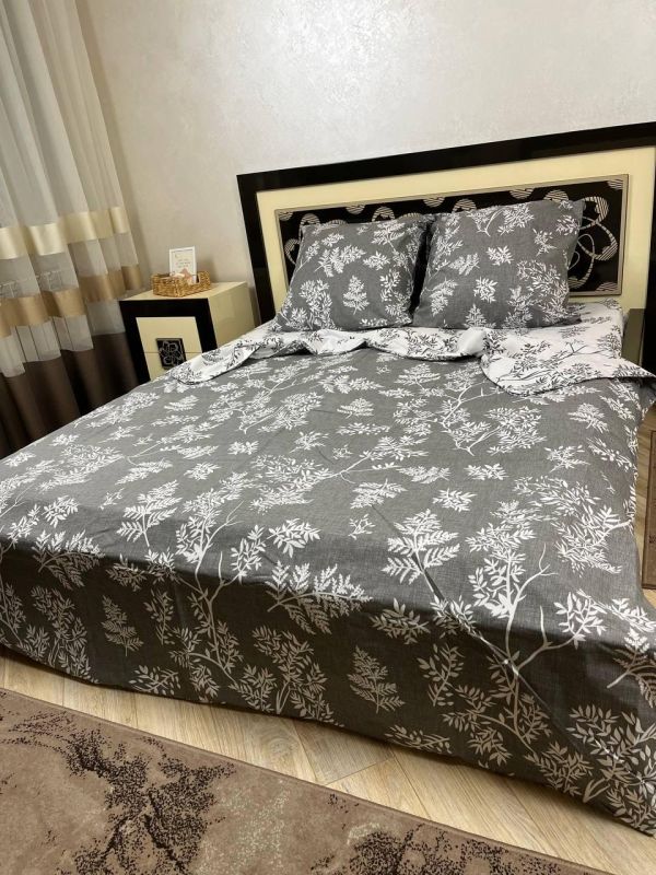 Комплект постільної білизни двоспальний Премиум 100-03 Бязь наволочки 50*70см