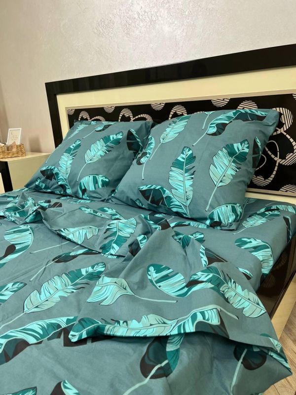 Комплект постільної білизни євро Премиум 10-007-2 Бязь наволочки 50*70см