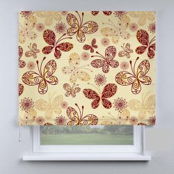 Римська штора з ланцюжковим карнизом метелики Папилио