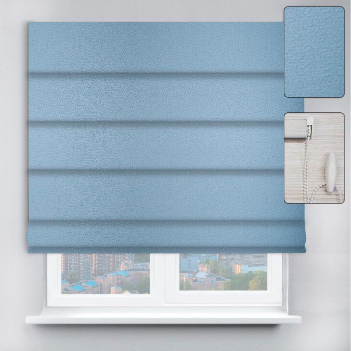 Римські штори DECOLIV з ланцюжковим карнизом Amerika блакитний