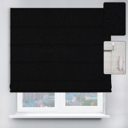Римські штори DECOLIV з ланцюжковим карнизом Berlin чорний