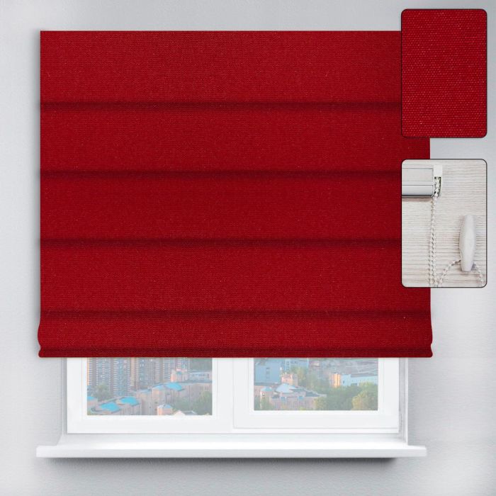 Римські штори DECOLIV з ланцюжковим карнизом Berlin червоний