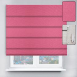 Римські штори з ланцюжковим карнизом Berlin рожевий