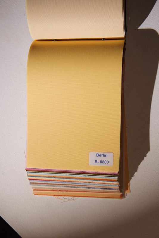 Римські штори з ланцюжковим карнизом Berlin жовтий