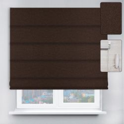 Римські штори DECOLIV з ланцюжковим карнизом Berlin темно-коричневий
