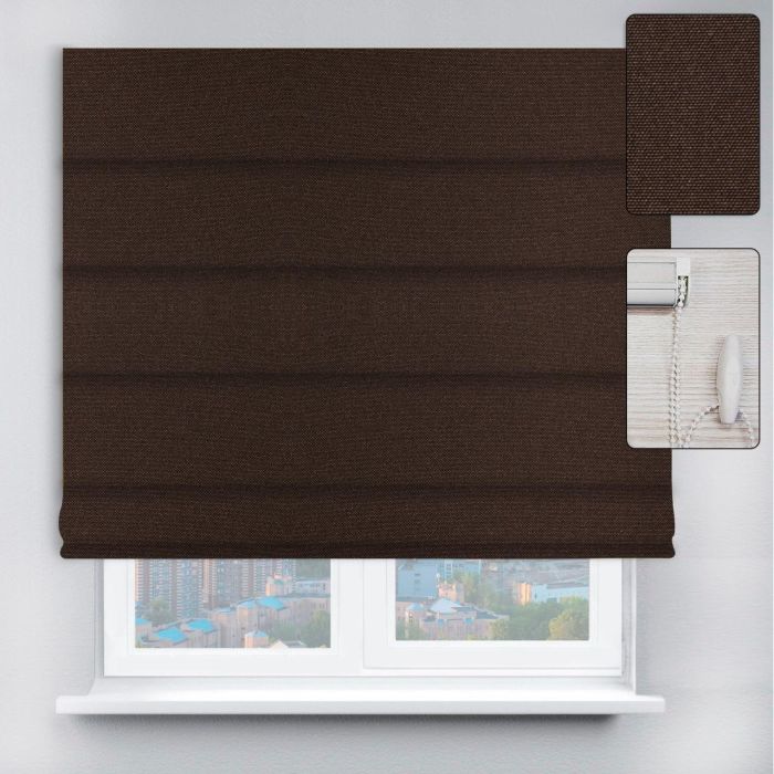 Римські штори DECOLIV з ланцюжковим карнизом Berlin темно-коричневий