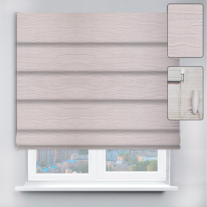 Римські штори DECOLIV з ланцюжковим карнизом Lazur білий