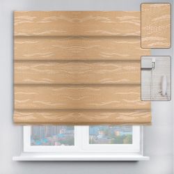 Римські штори з ланцюжковим карнизом Lazur бежевий