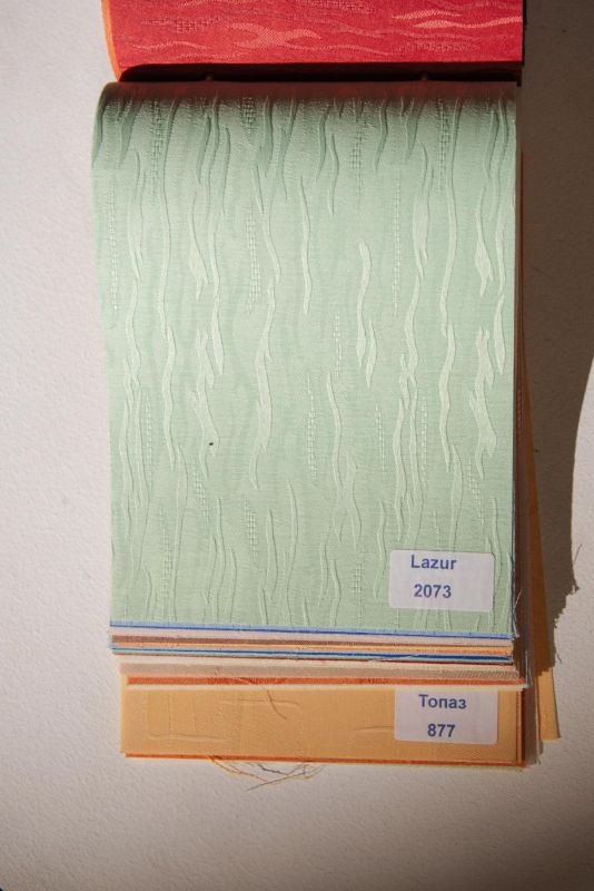 Римські штори з ланцюжковим карнизом Lazur салатовий