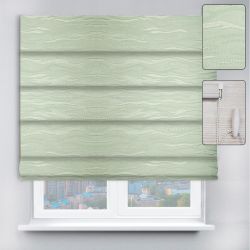 Римські штори з ланцюжковим карнизом Lazur салатовий