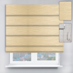 Римські штори з ланцюжковим карнизом Lazur світло-жовтий