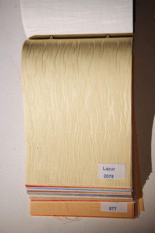 Римські штори DECOLIV з ланцюжковим карнизом Lazur світло-жовтий