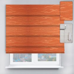 Римські штори DECOLIV з ланцюжковим карнизом Lazur цегляний