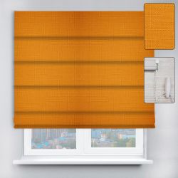 Римські штори DECOLIV з ланцюжковим карнизом Льон помаранчевий