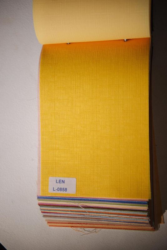 Римські штори DECOLIV з ланцюжковим карнизом Льон жовтий