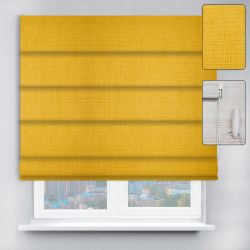 Римські штори DECOLIV з ланцюжковим карнизом Льон жовтий