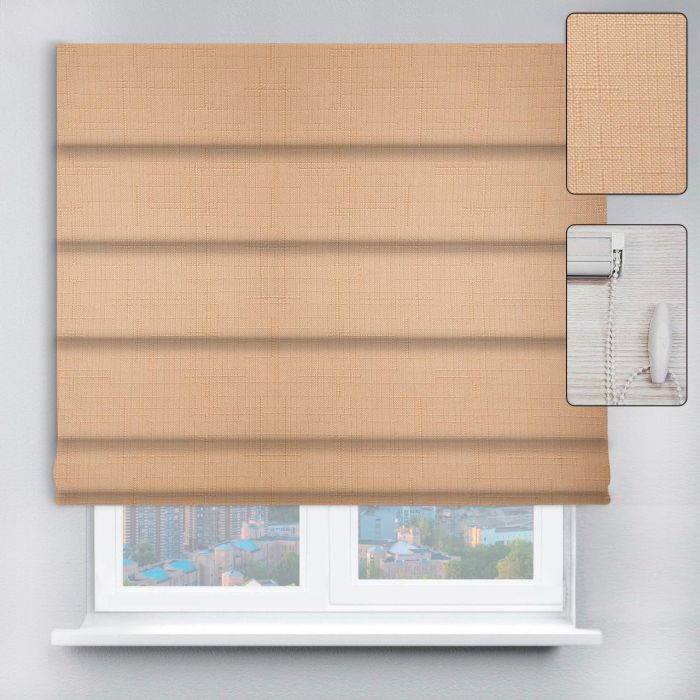 Римські штори DECOLIV з ланцюжковим карнизом Льон світло-бежевий