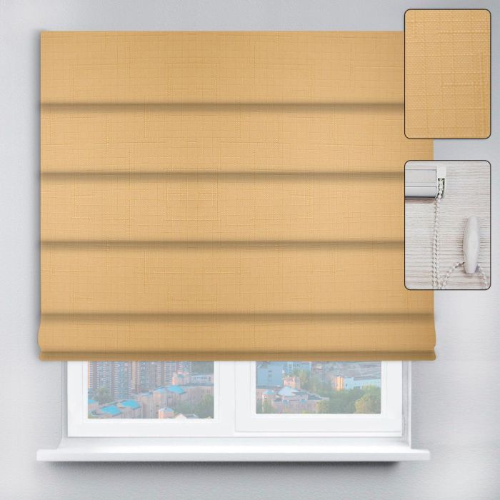 Римські штори DECOLIV з ланцюжковим карнизом Льон бежевий