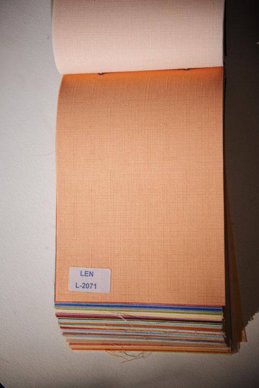 Римські штори DECOLIV з ланцюжковим карнизом Льон персиковий