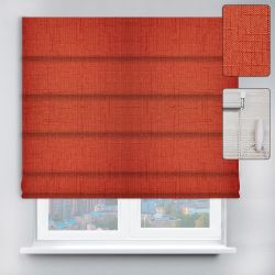 Римські штори з ланцюжковим карнизом Льон цегляний