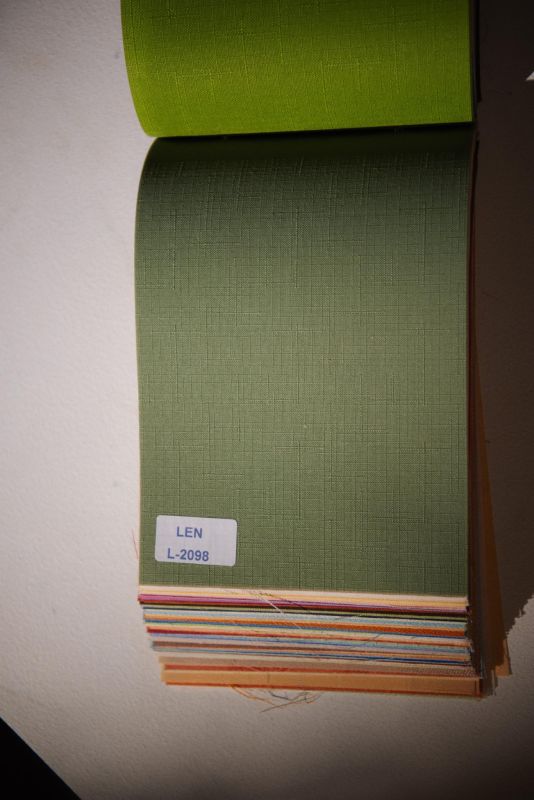 Римські штори DECOLIV з ланцюжковим карнизом Льон оливковий