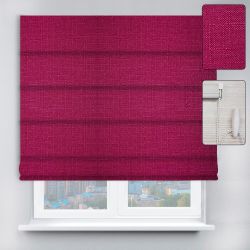 Римські штори DECOLIV з ланцюжковим карнизом Льон фуксія