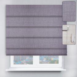 Римські штори DECOLIV з ланцюжковим карнизом Льон сірий