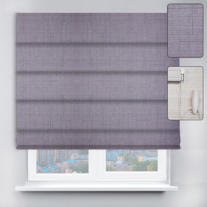 Римські штори DECOLIV з ланцюжковим карнизом Льон сірий