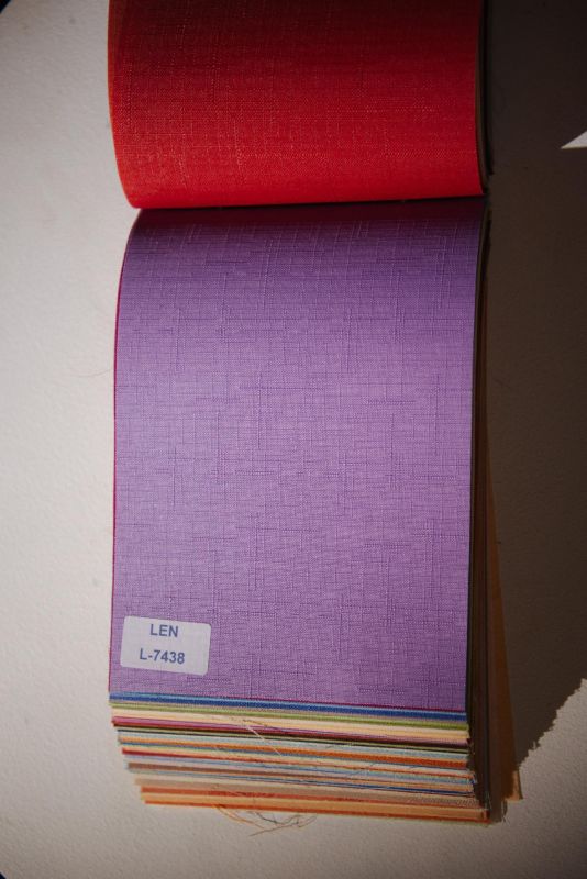 Римські штори DECOLIV з ланцюжковим карнизом Льон бузковий