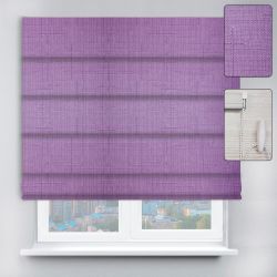 Римські штори DECOLIV з ланцюжковим карнизом Льон бузковий